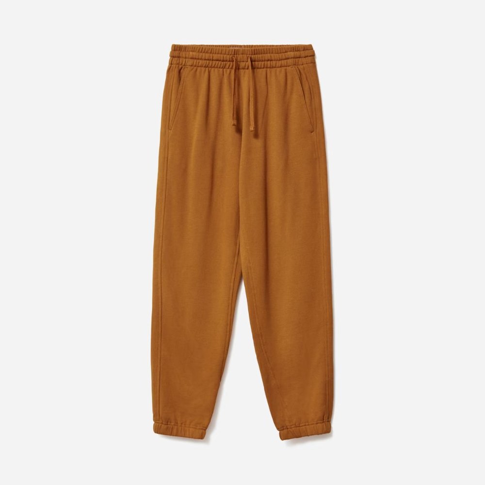 Everlane Lightweight French Terry Jogger in Cider